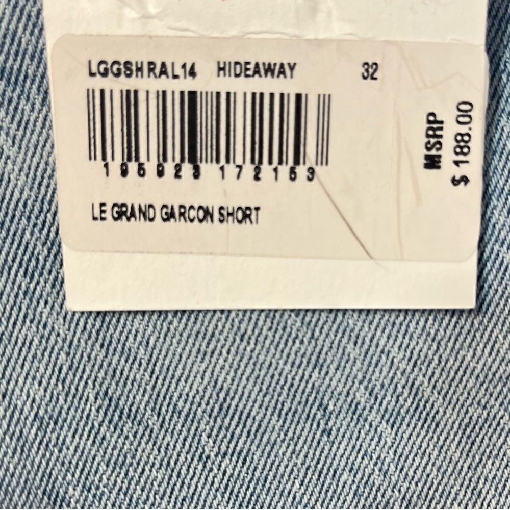 NEW Frame Le Grand Garçon Short in Hideaway Size 32 - Picture 6 of 10